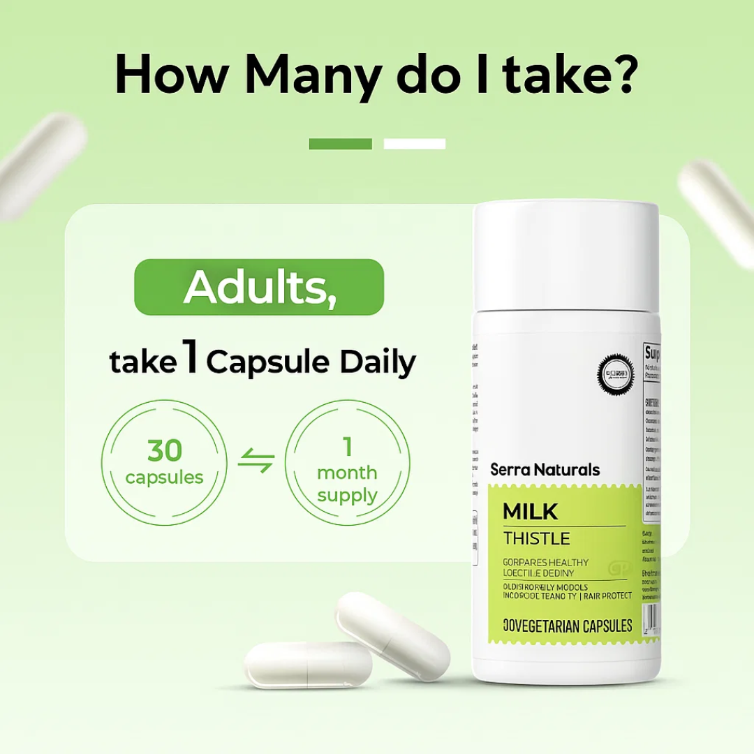 SerraNaturals Milk Thistle Liver Support