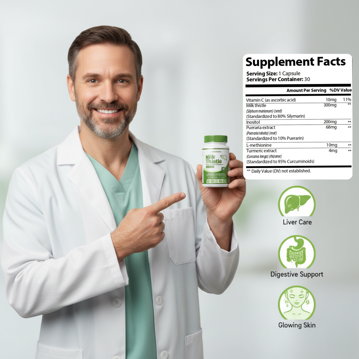 SerraNaturals Milk Thistle Liver Support