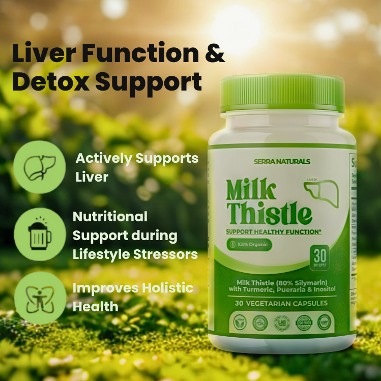 SerraNaturals Milk Thistle Liver Support
