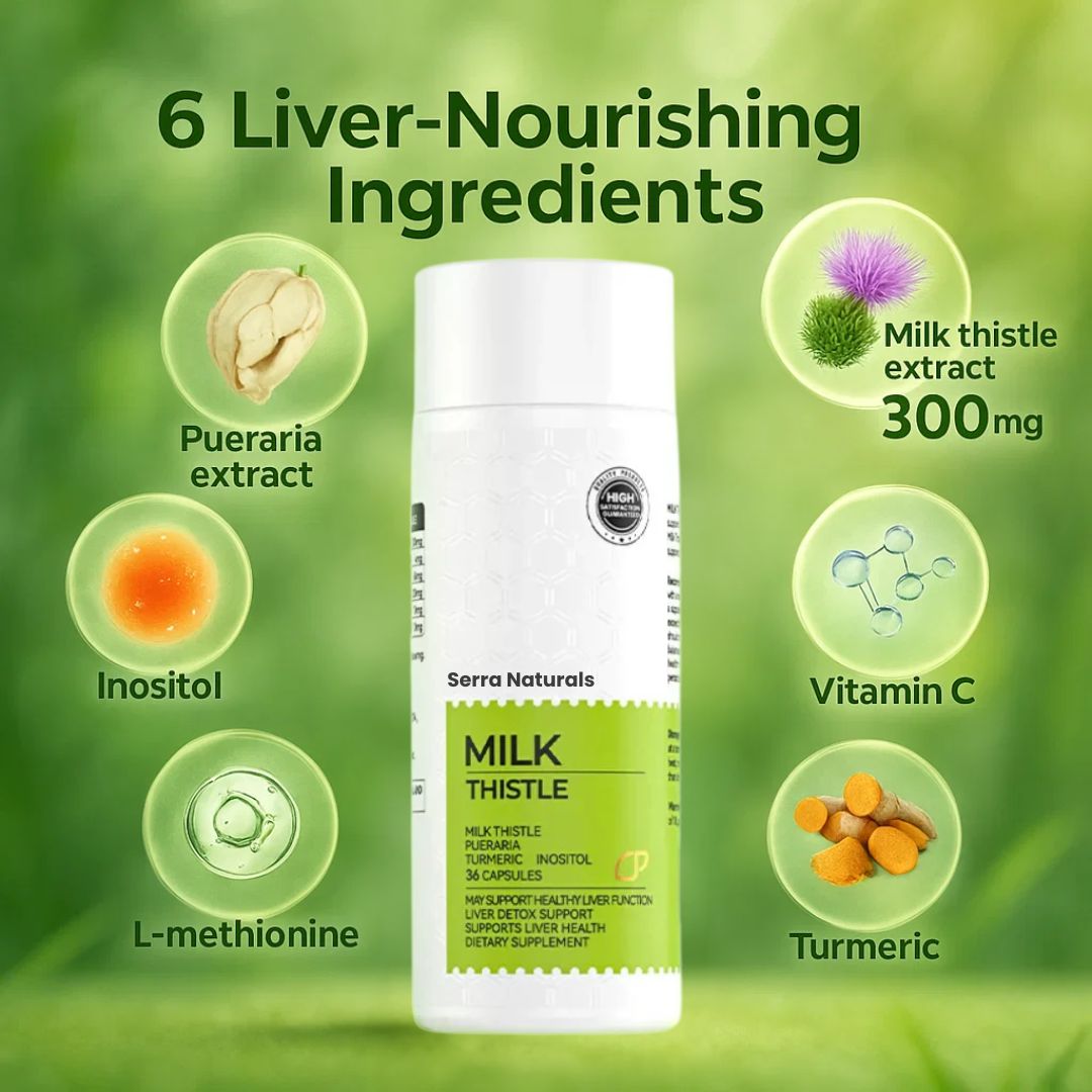 SerraNaturals Milk Thistle Liver Support