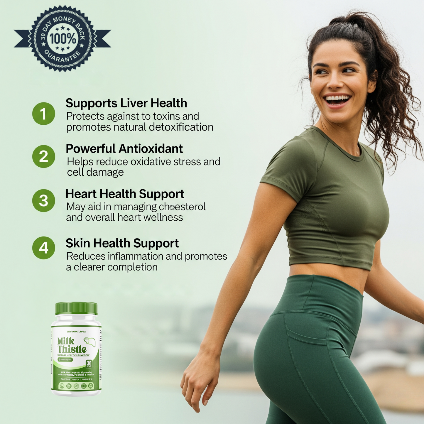SerraNaturals Milk Thistle Liver Support